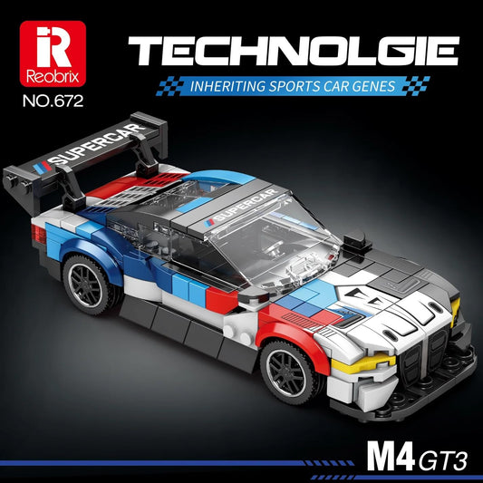 Konstruktorius/dėlionė BMW M4 GT3, įvairiaspalvis, 363 dalių