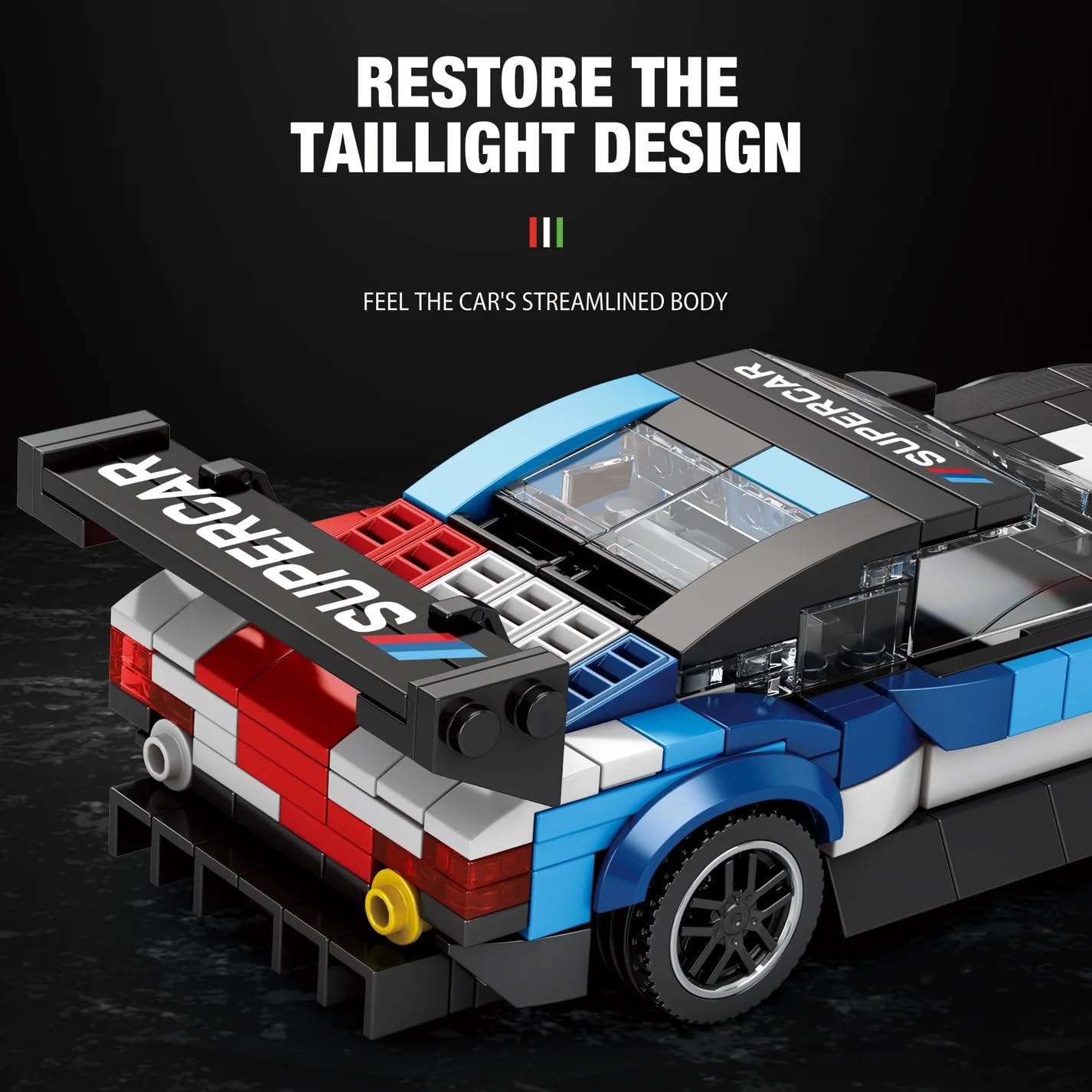 Konstruktorius/dėlionė BMW M4 GT3, įvairiaspalvis, 363 dalių