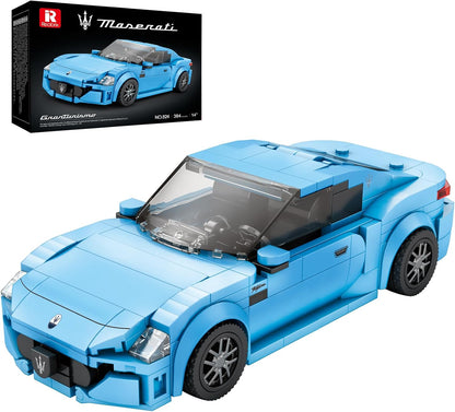 Konstruktorius/dėlionė Maserati GranTurismo, mėlyna, 384 dalių