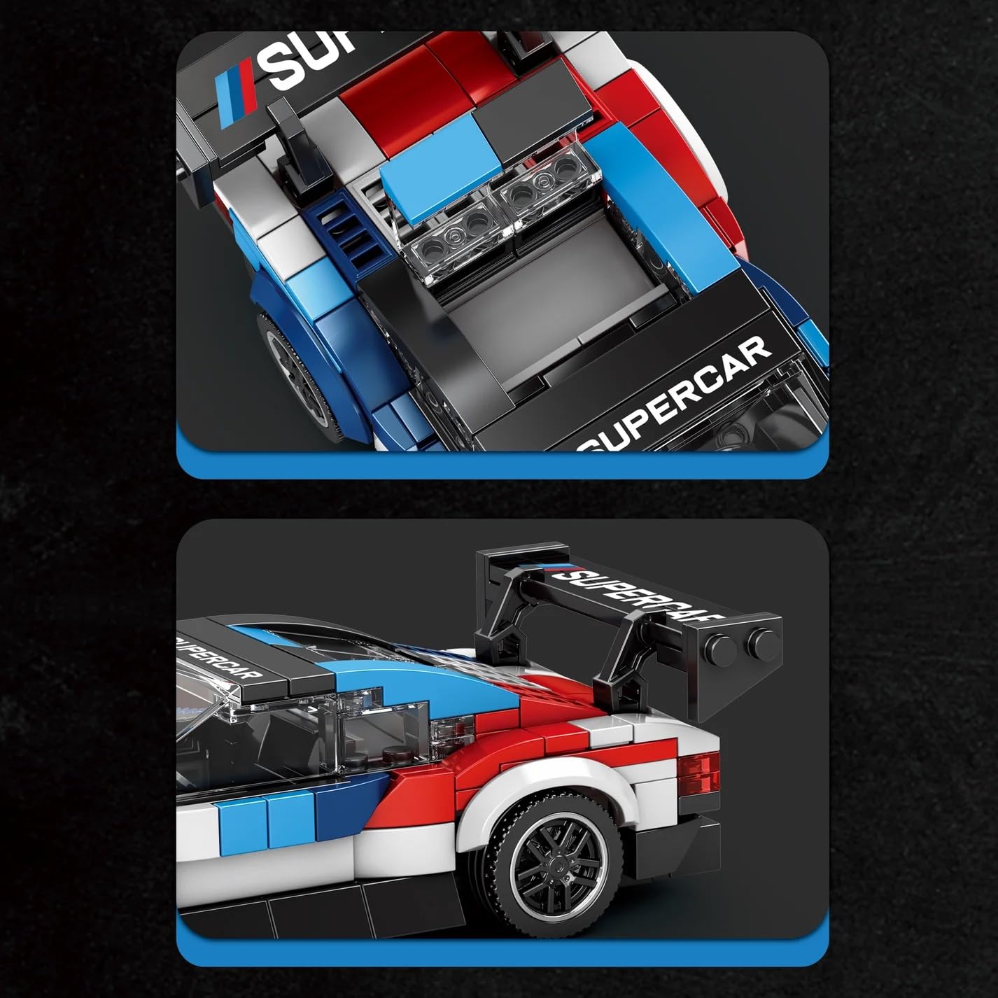 Konstruktorius/dėlionė BMW M4 GT3, įvairiaspalvis, 363 dalių