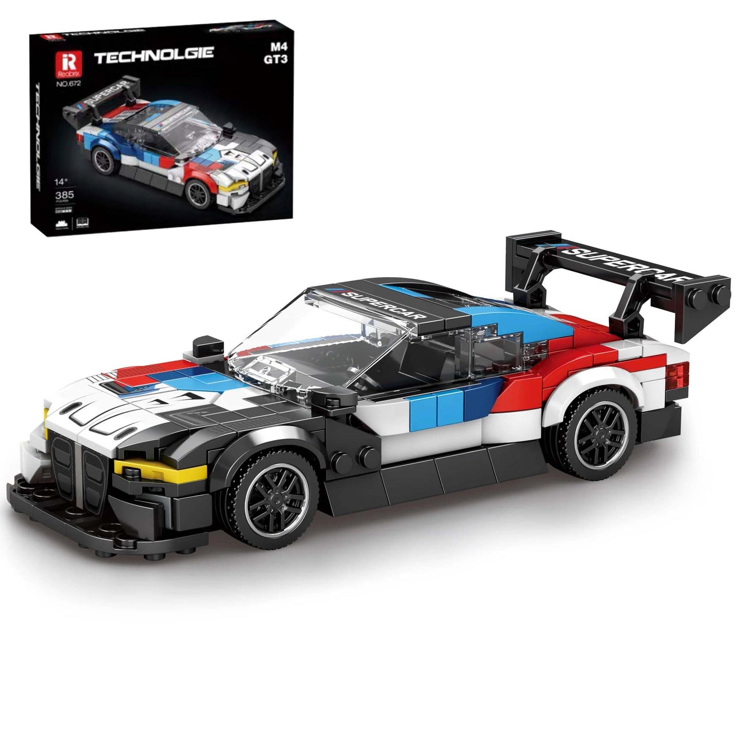 Konstruktorius/dėlionė BMW M4 GT3, įvairiaspalvis, 363 dalių