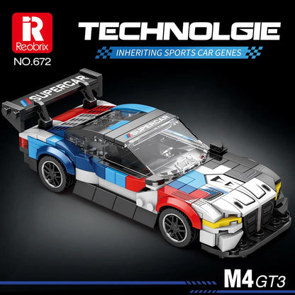 Konstruktorius/dėlionė BMW M4 GT3, įvairiaspalvis, 363 dalių