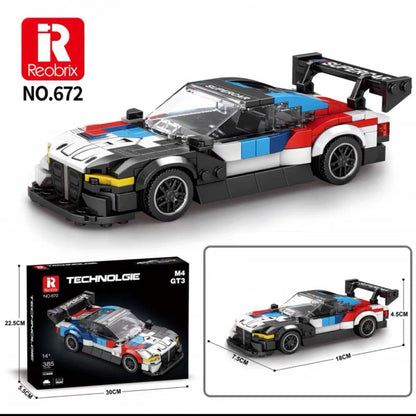 Konstruktorius/dėlionė BMW M4 GT3, įvairiaspalvis, 363 dalių