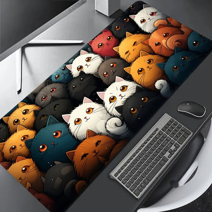 Pelės kilimėlis "Colorful Kitties", 60x30cm