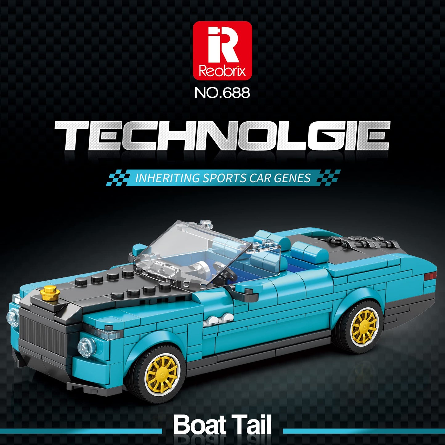 Konstruktorius Rolls Royce Boat Tail, 417 dalių