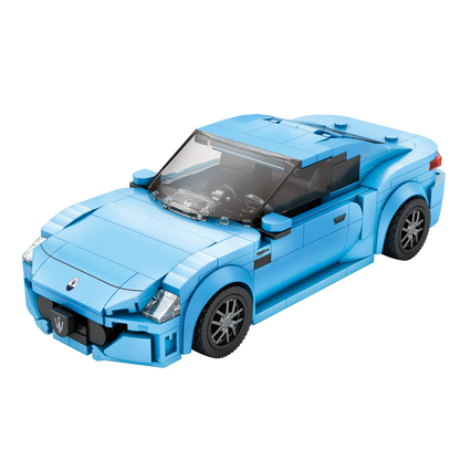 Konstruktorius/dėlionė Maserati GranTurismo, mėlyna, 384 dalių