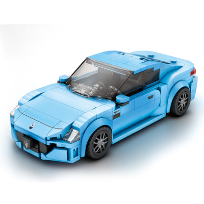Konstruktorius/dėlionė Maserati GranTurismo, mėlyna, 384 dalių