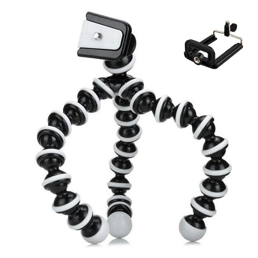 Lankstus telefono laikiklis - trikojis, burbulinis, juodas su baltu, M, su telefono laikikliu