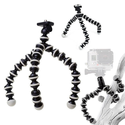 Lankstus telefono laikiklis - trikojis, burbulinis, juodas su baltu, su telefono laikikliu, XL