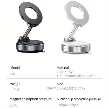 Magnetinis automobilinis telefono laikiklis, juodas