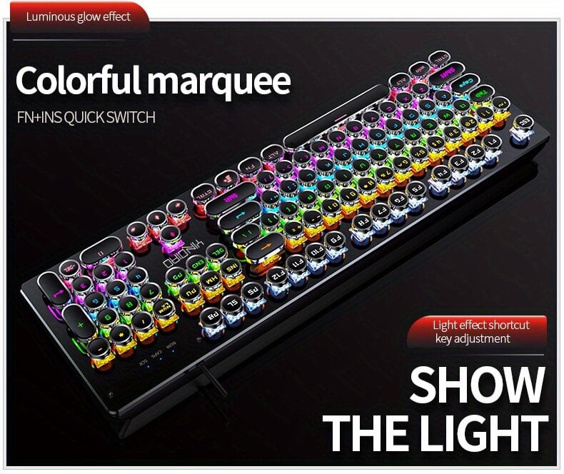 Mechaninė klaviatūra RGB