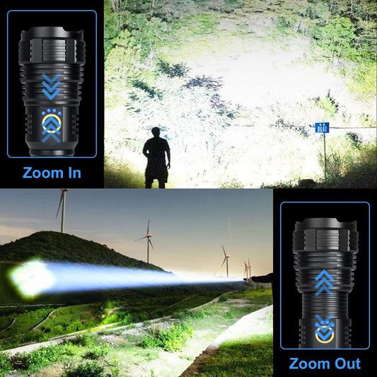 Pakraunamas, vandeniui atsparus taktinis LED žibintuvėlis, Nordhelios