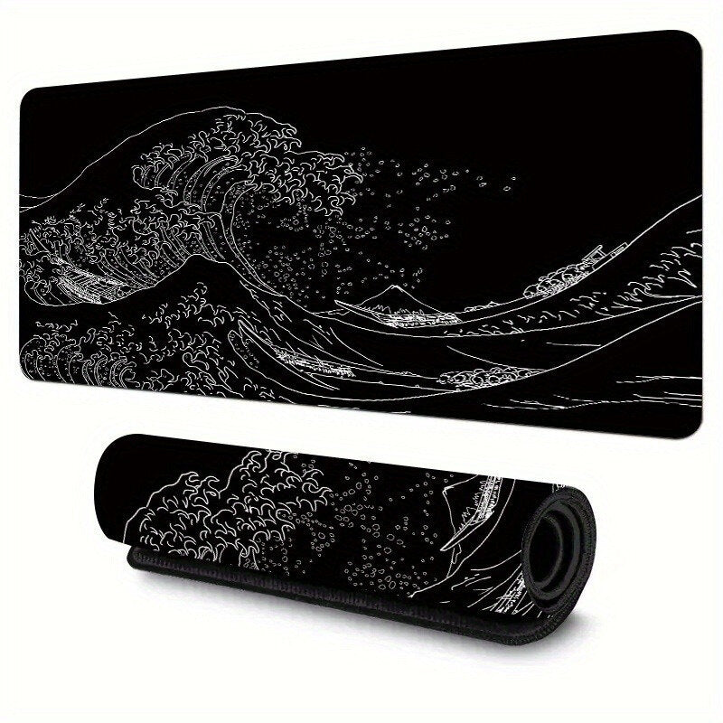 Pelės kilimėlis "Black Wave" 30x60cm