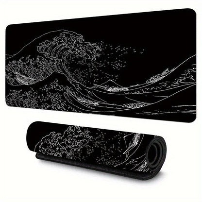 Pelės kilimėlis "Black Wave" 30x60cm
