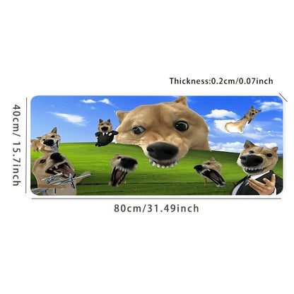 Pelės kilimėlis "Doge Memes", 80x40cm