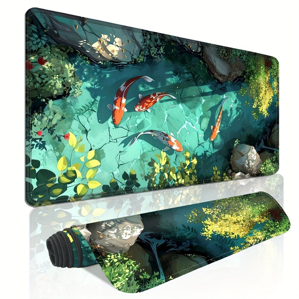Pelės kilimėlis "Japanese Koi Pond", 30x60cm