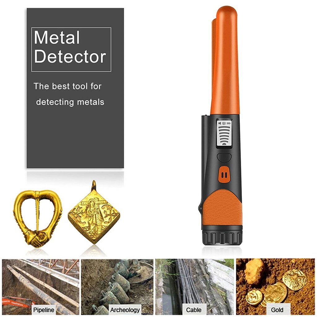 Rankinis metalo detektorius su LED indikatoriumi