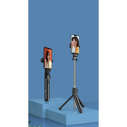 Universalus trikojis stovas ir asmenukių lazda (100 cm) su Bluetooth pulteliu