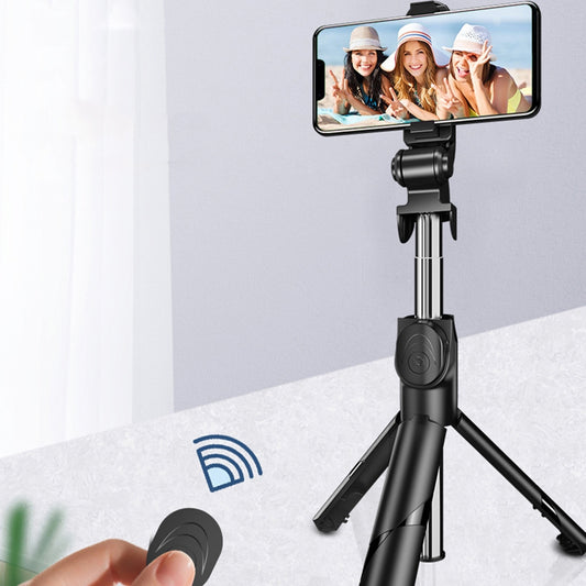 Universalus trikojis stovas ir asmenukių lazda (100 cm) su Bluetooth pulteliu