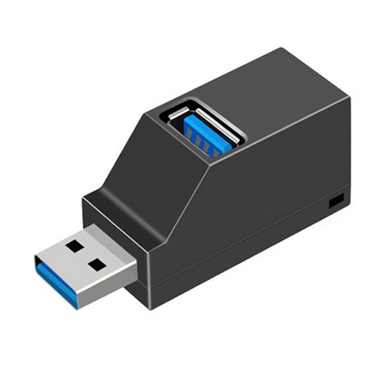 USB prievado skirstytuvas, šakotuvas, juodas